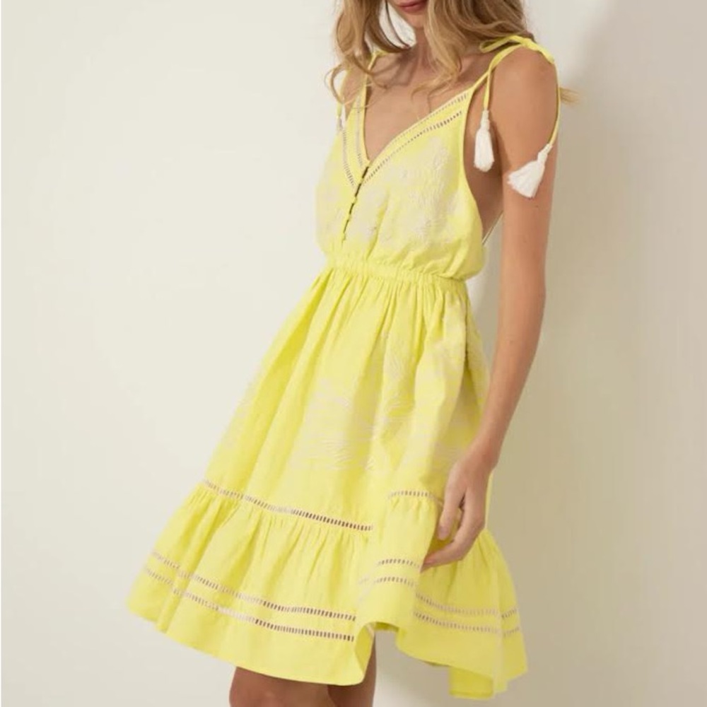 Irupe Victoria Short Eyelet Cotton Sundress